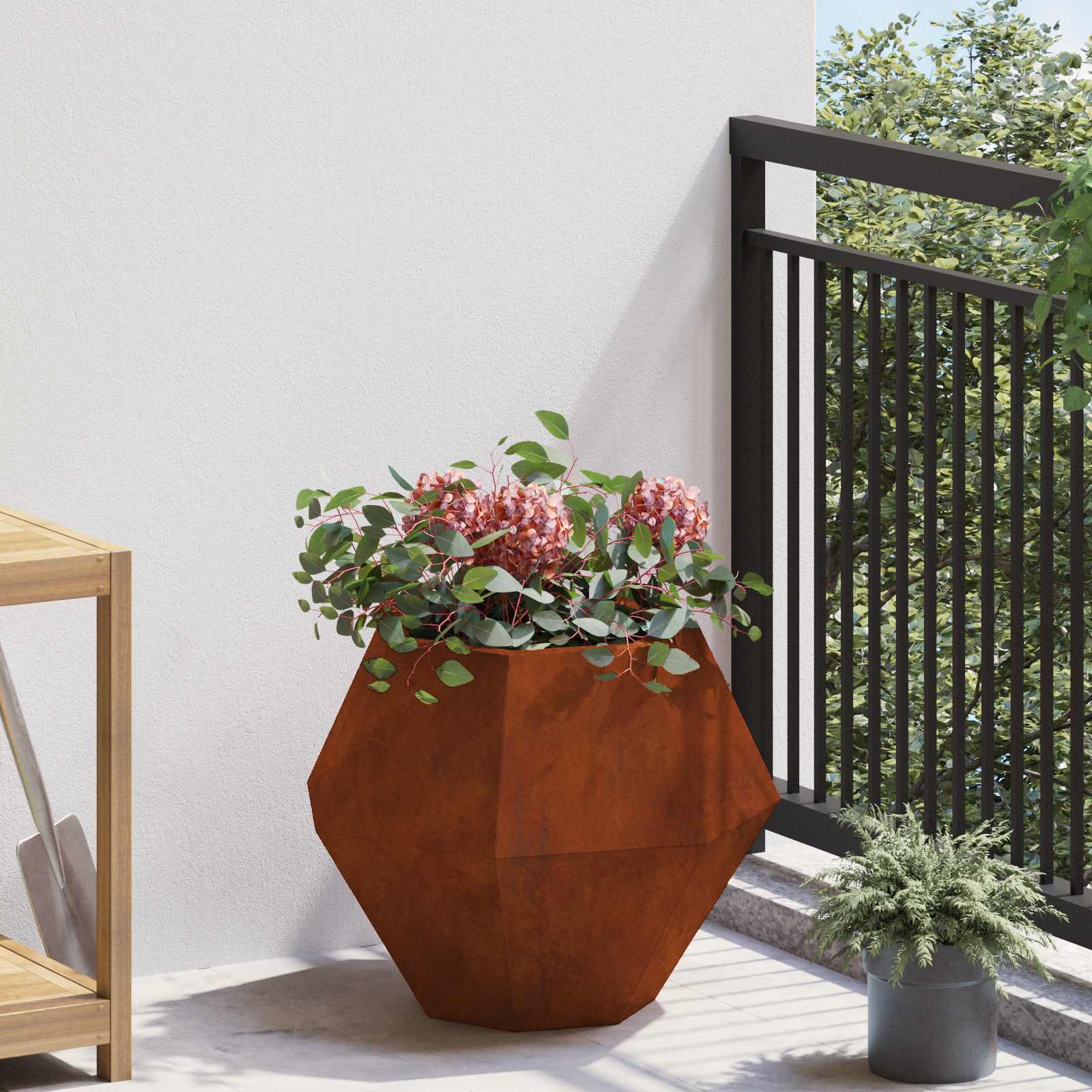 Sadilica 2 pcs Rđa 50 x 50 x 40 cm
