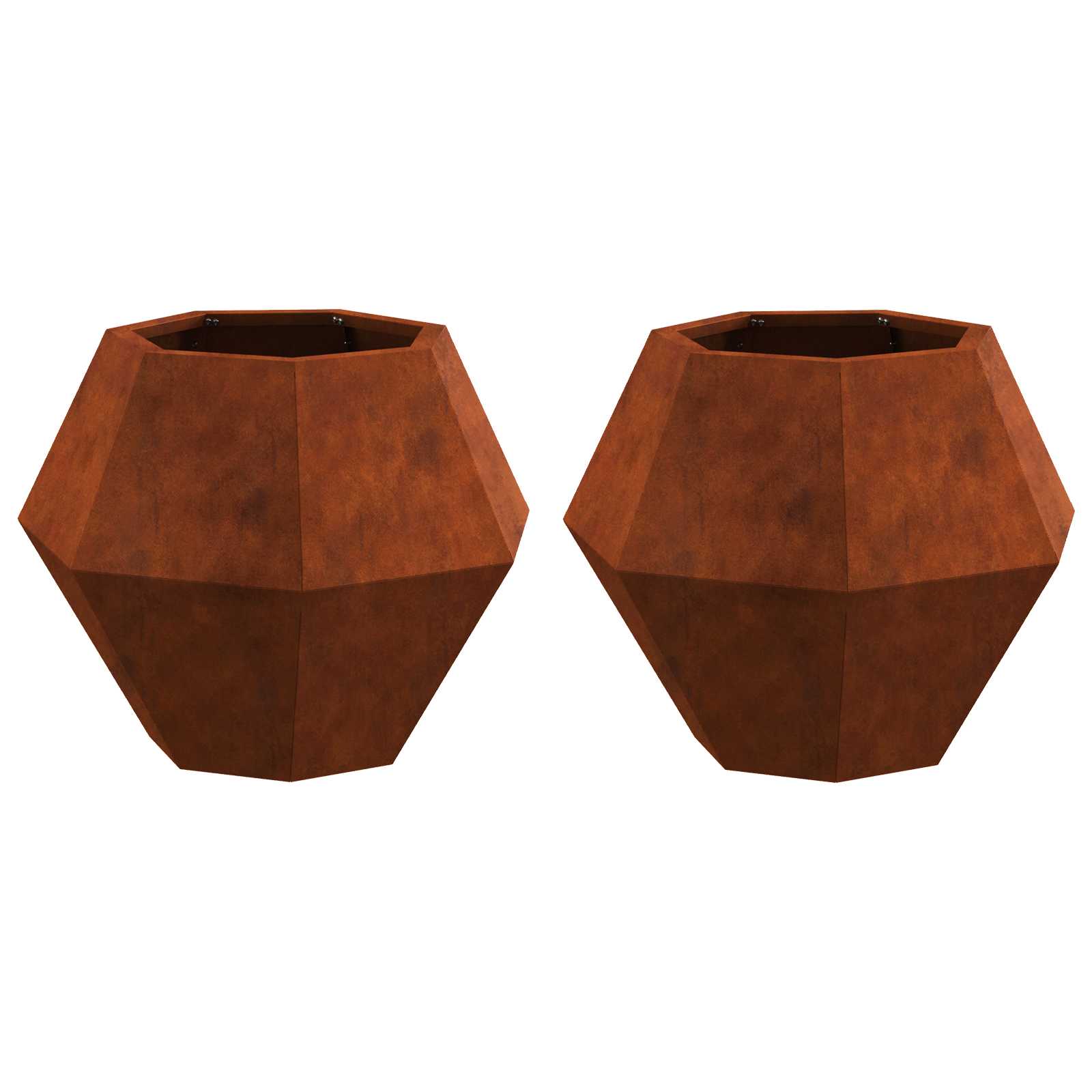 Sadilica 2 pcs Rđa 50 x 50 x 40 cm