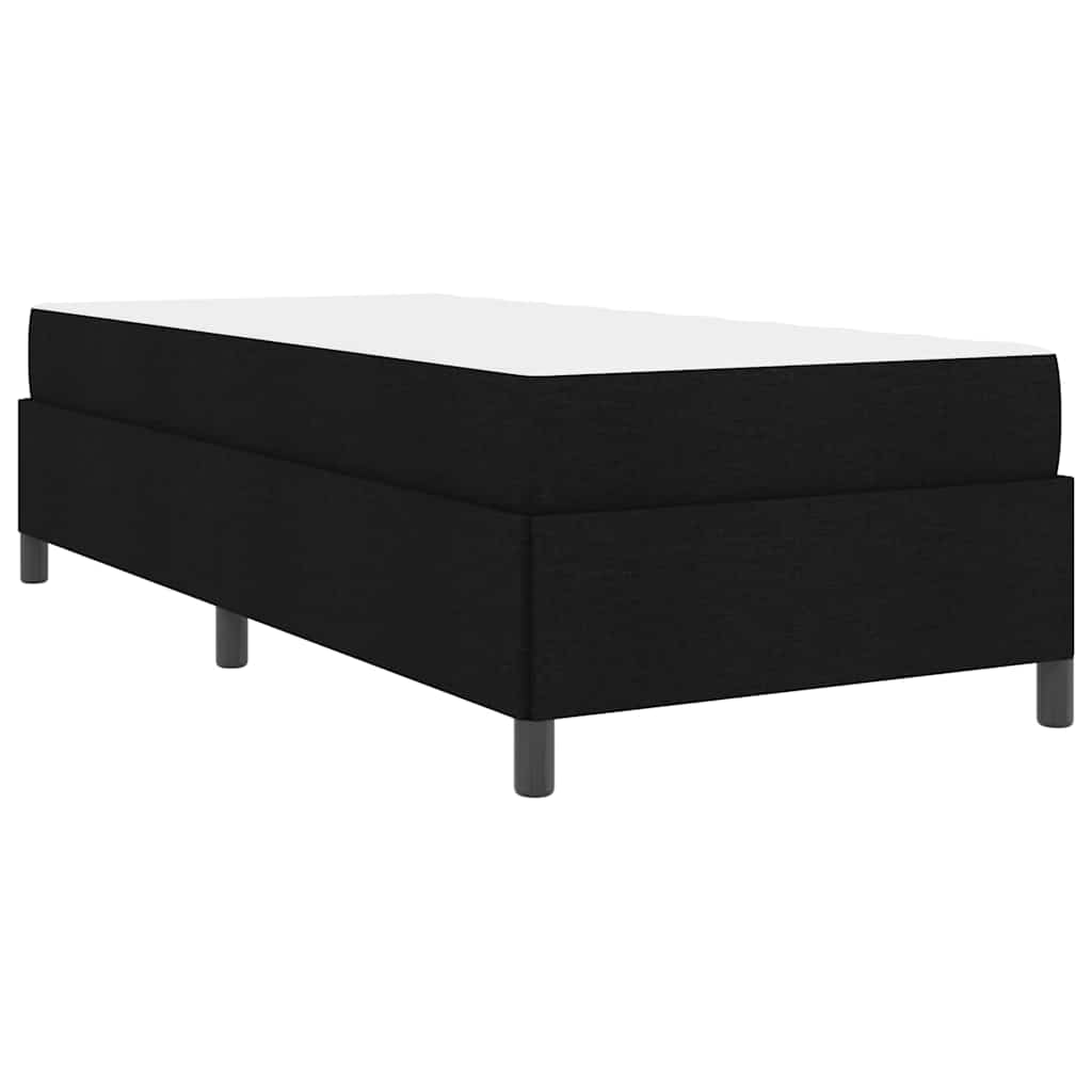 Krevet s opruga kutije Crna 80 x 200 cm tkanina