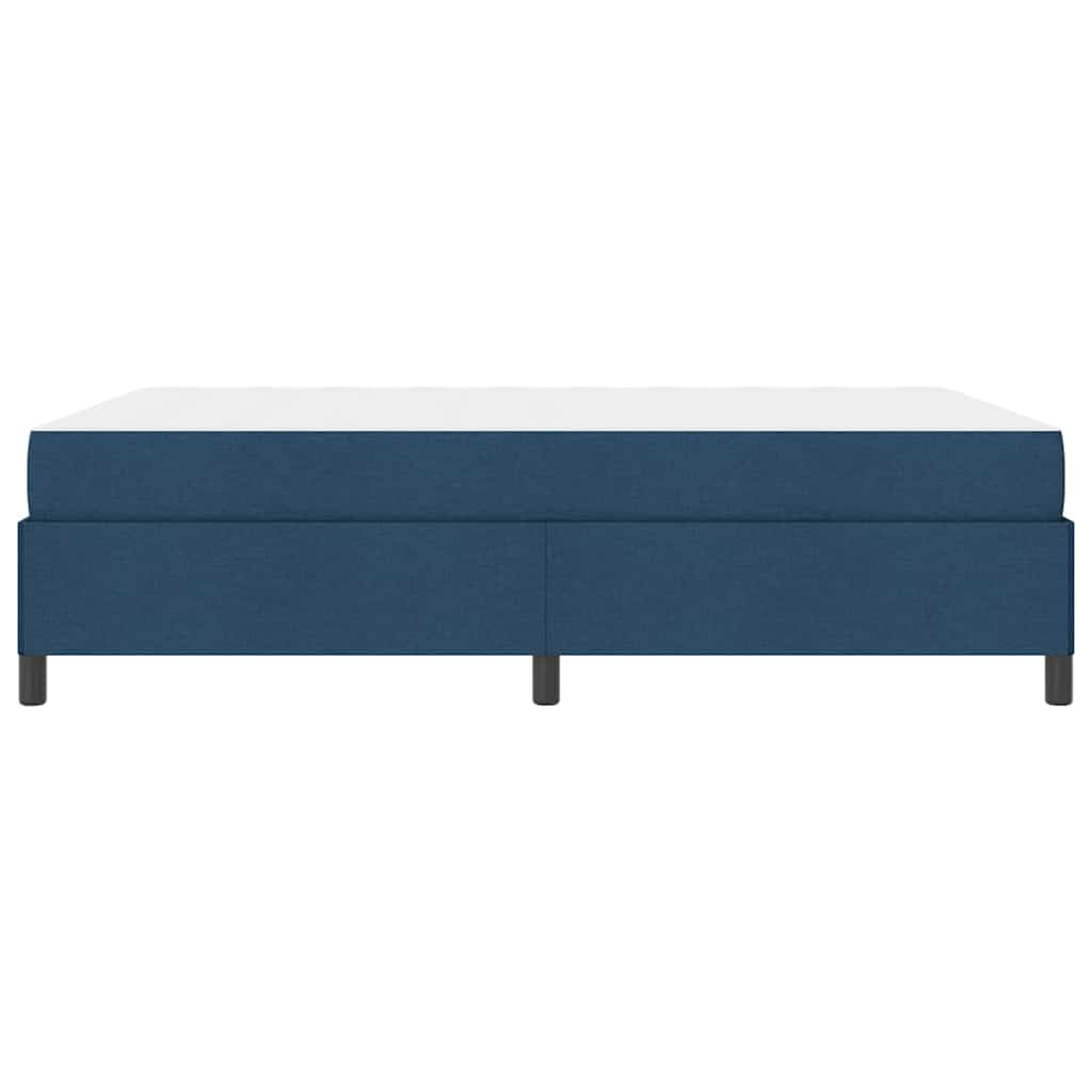 Krevet s opruga kutije Plava 140 x 190 cm tkanina
