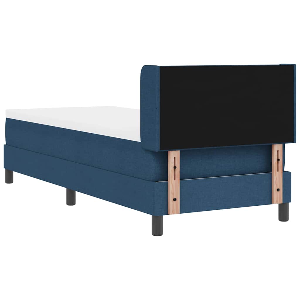 Krevet s opruga kutije s uzglavljem Plava 200 x 80 cm tkanina