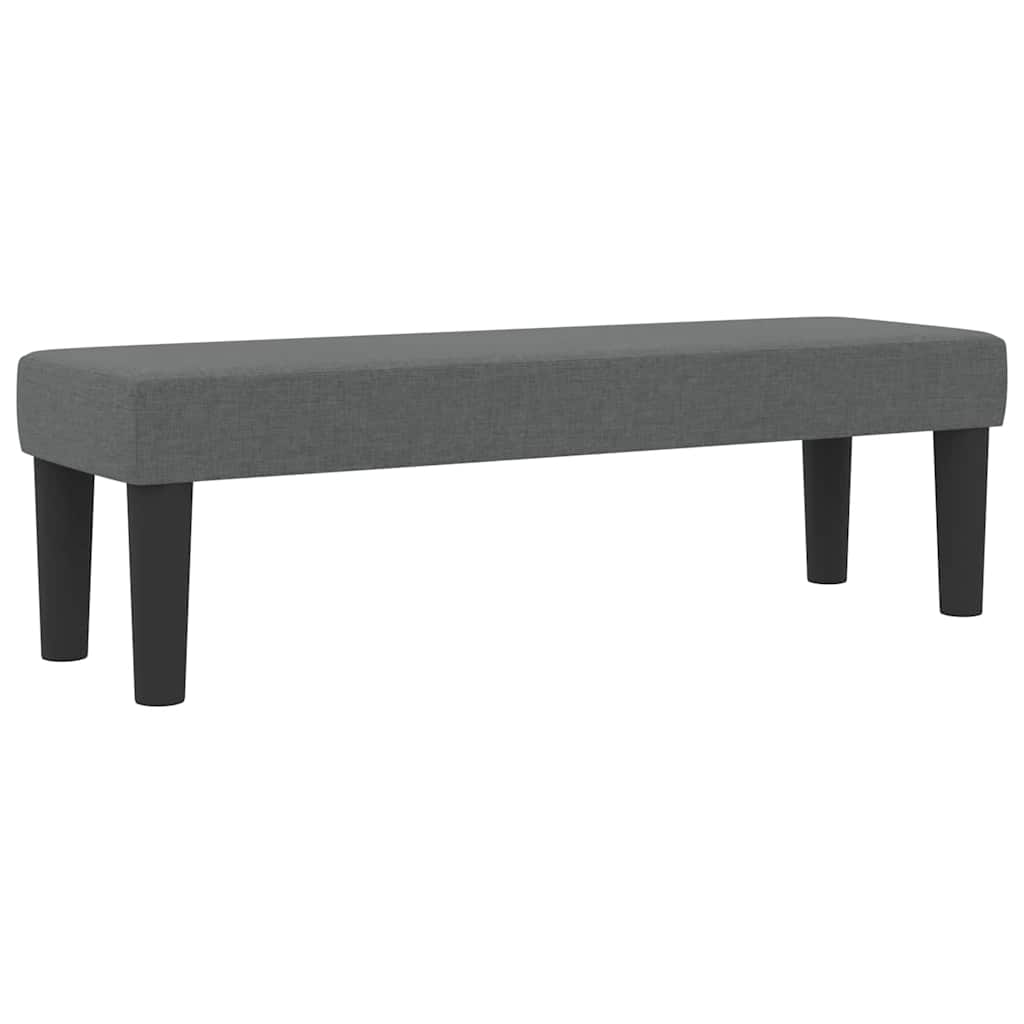 Krevet s opruga kutije Tamno siva 140 x 190 cm tkanina
