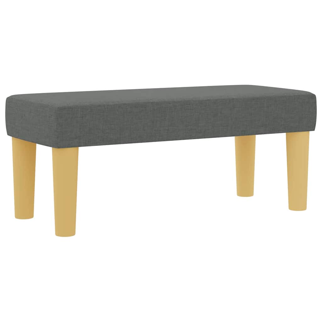 Krevet s opruga kutije Tamno siva 200 x 80 cm tkanina