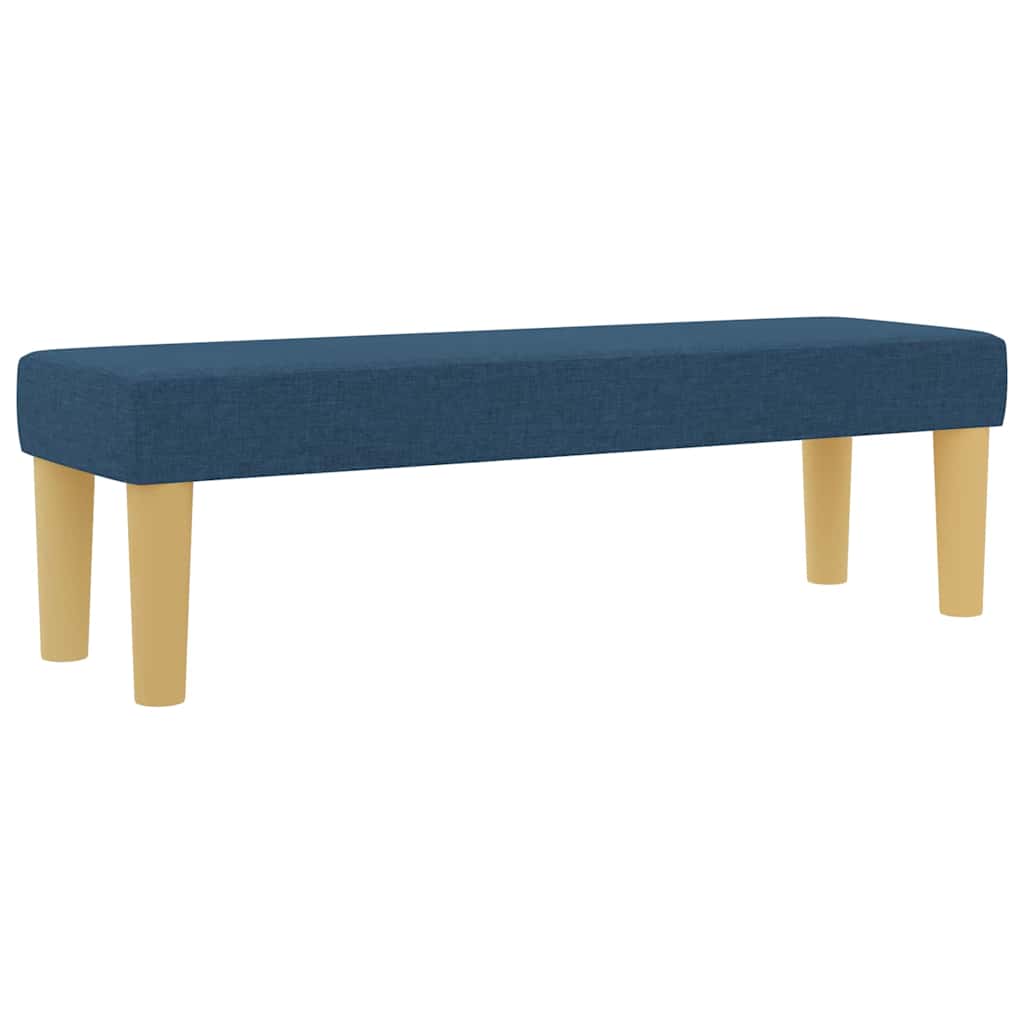 Krevet s opruga kutije s jastukom Plava 200 x 120 cm tkanina