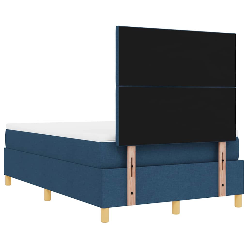 Krevet s opruga kutije s jastukom Plava 200 x 120 cm tkanina