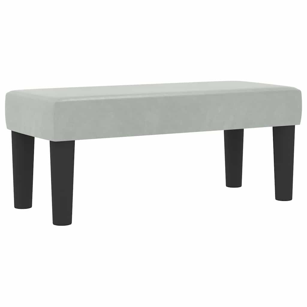 Krevet s opruga kutije Svjetlosiva 200 x 80 cm Baršun