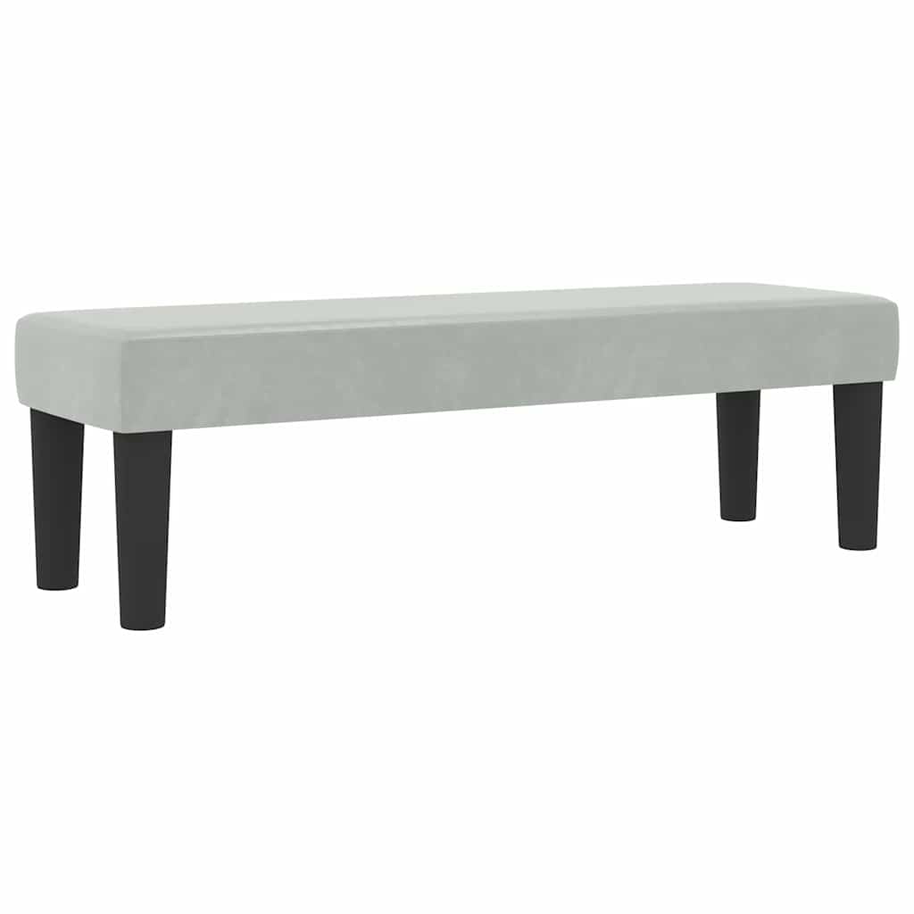 Krevet s opruga kutije Svjetlosiva 200 x 120 cm Baršun