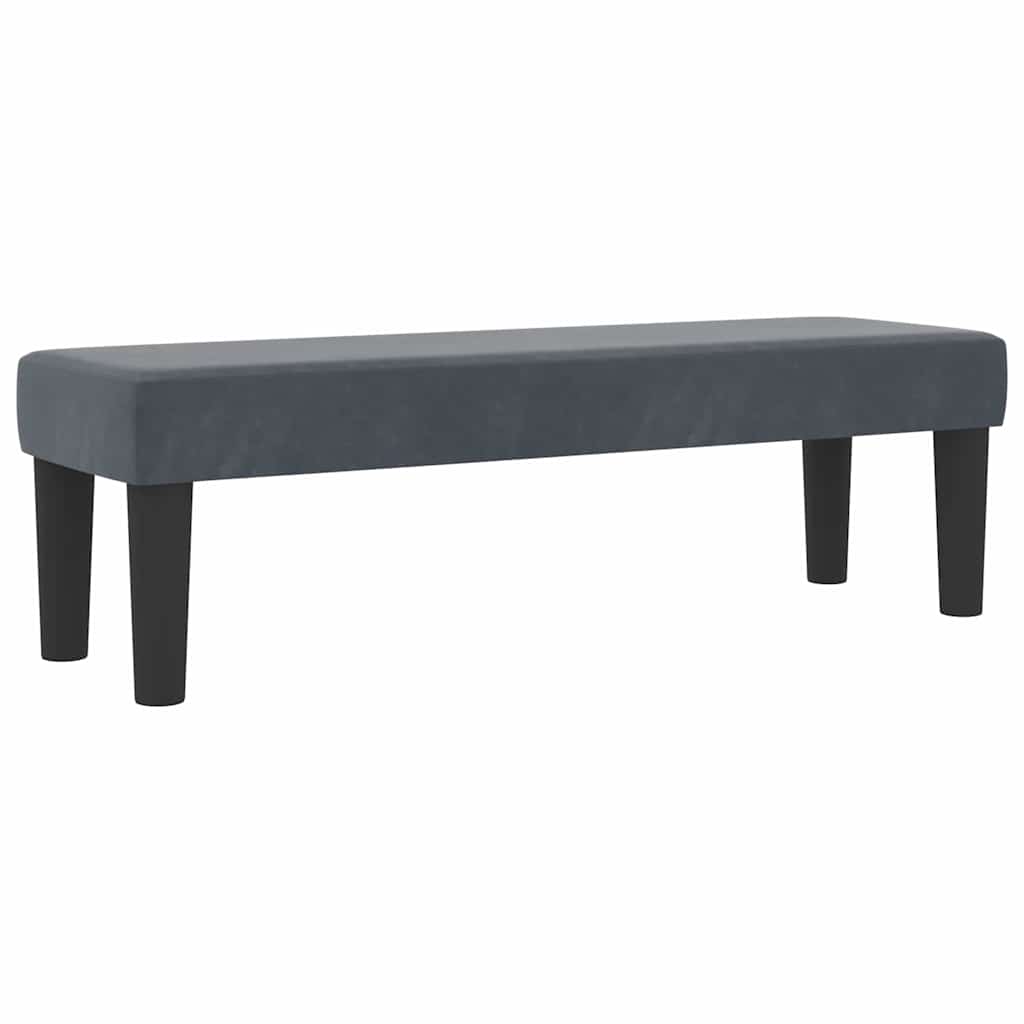 Krevet s opruga kutije Tamno siva 200 x 160 cm Baršun