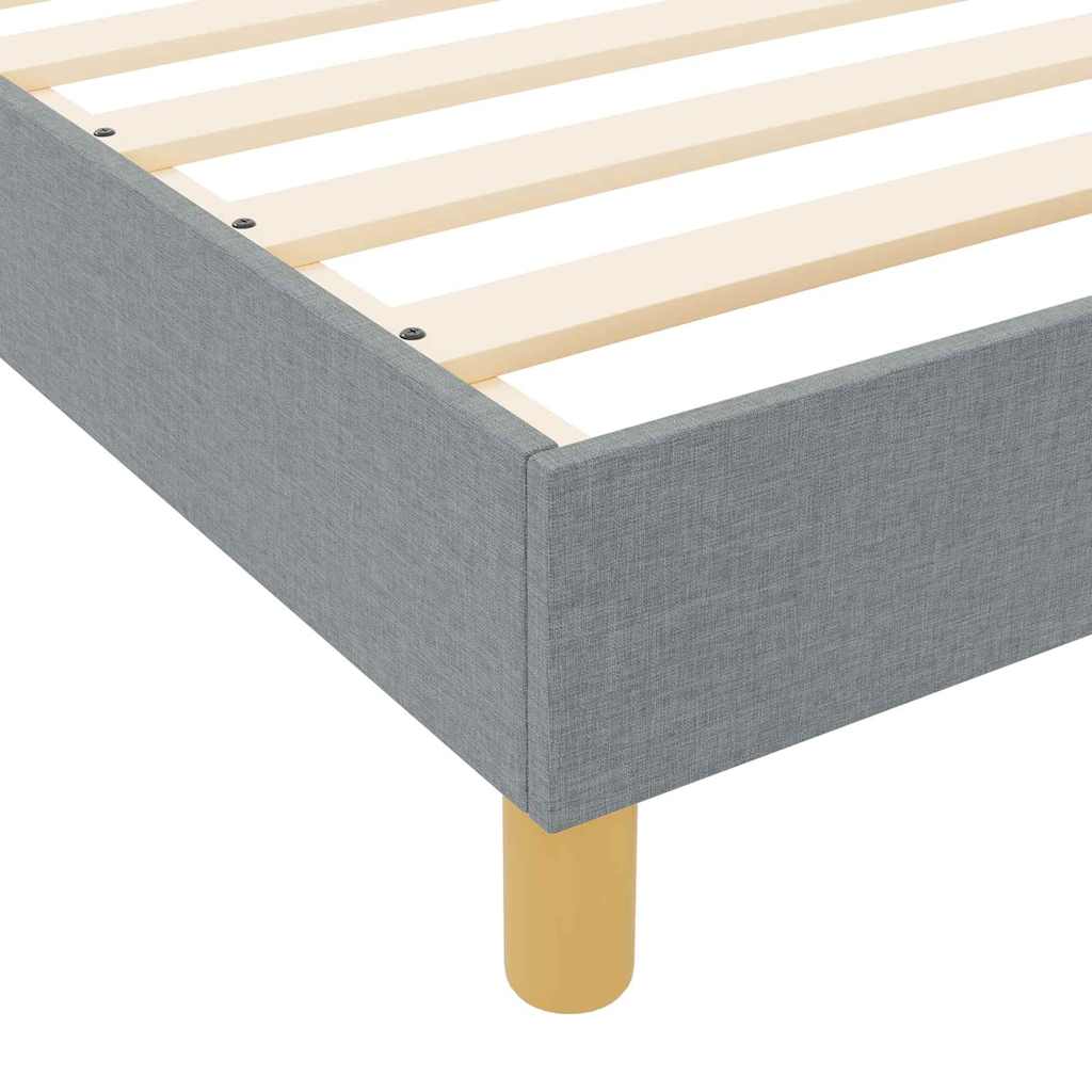Krevetna konstrukcija Svjetlosiva 80 x 200 cm tkanina