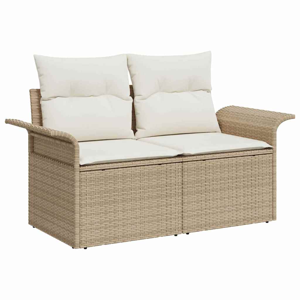 Sjedeća garnitura za vrt 6 pcs Bež i krema 55 x 55 x 37 cm
