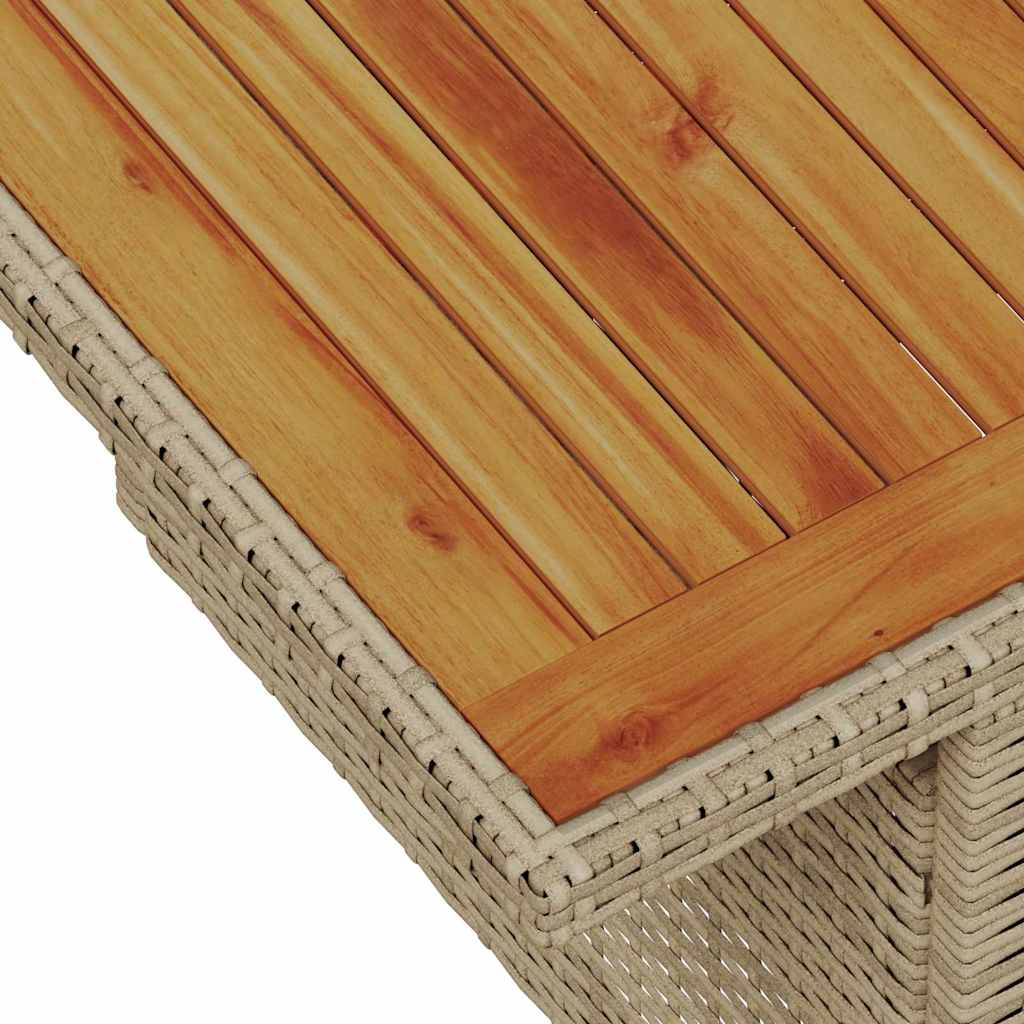 Sjedeća garnitura za vrt s pohranom 8 pcs Bež i svijetlo siva