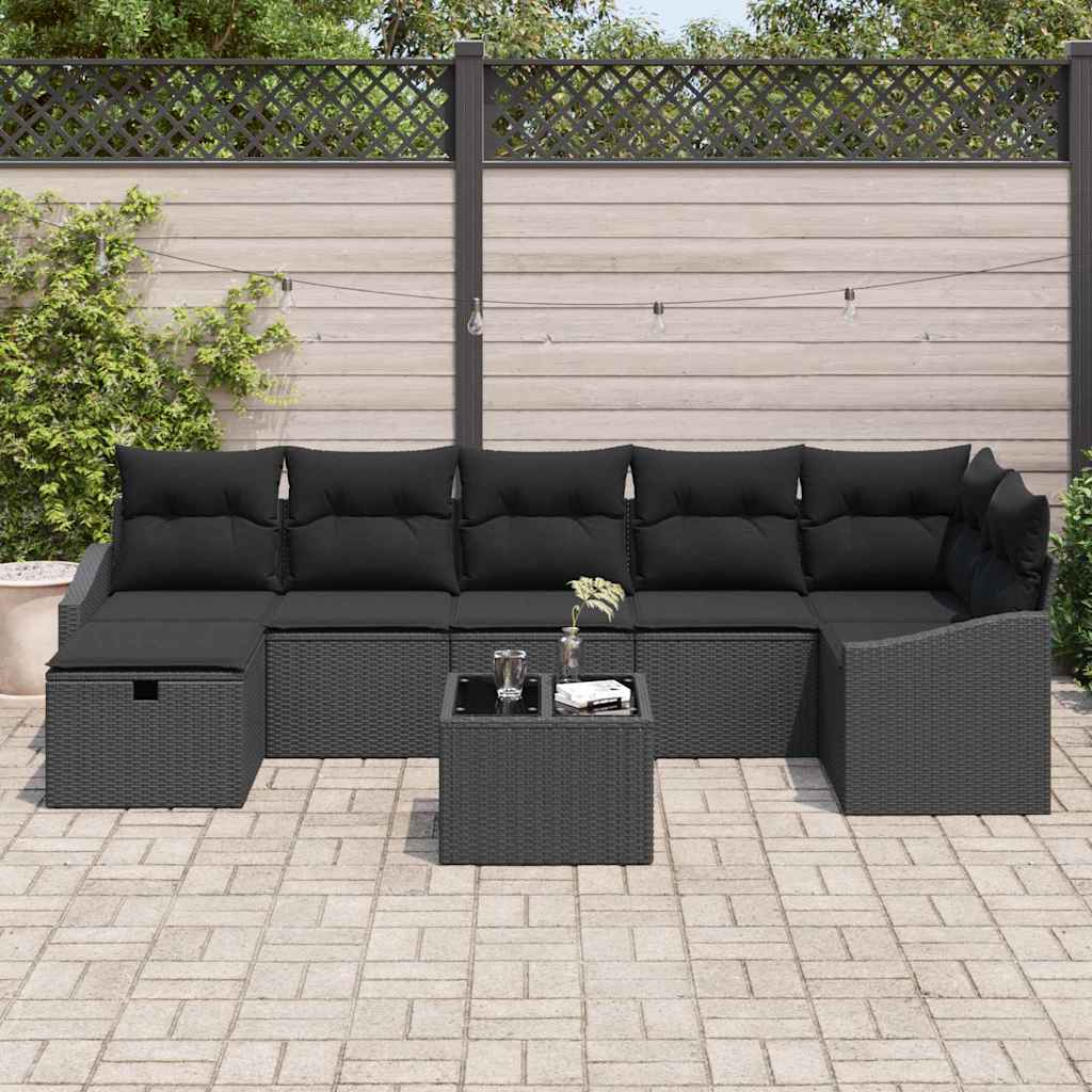 Set sofe s jastukom s pohranom 8 pcs poliratan