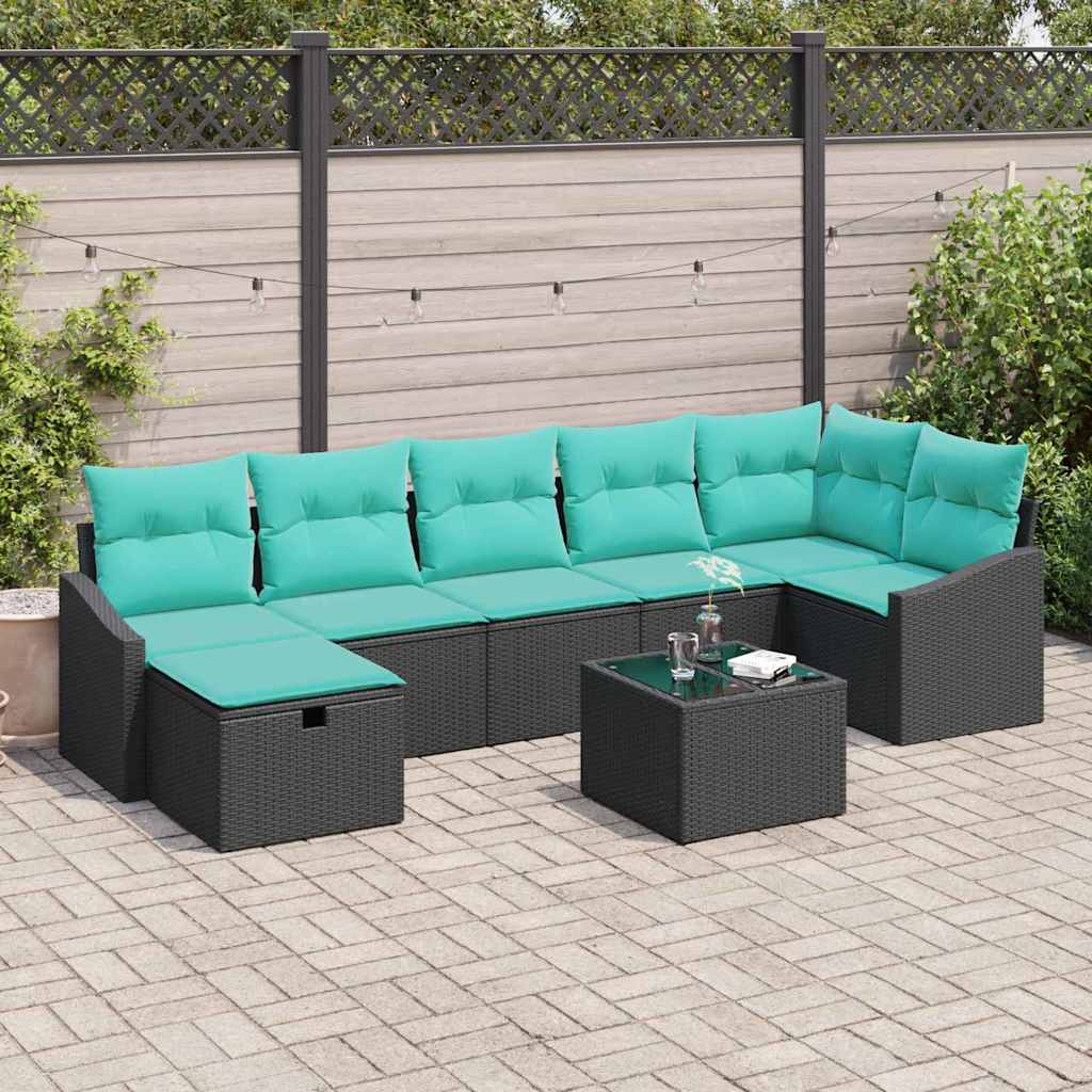 Set sofe s jastukom s pohranom 8 pcs poliratan