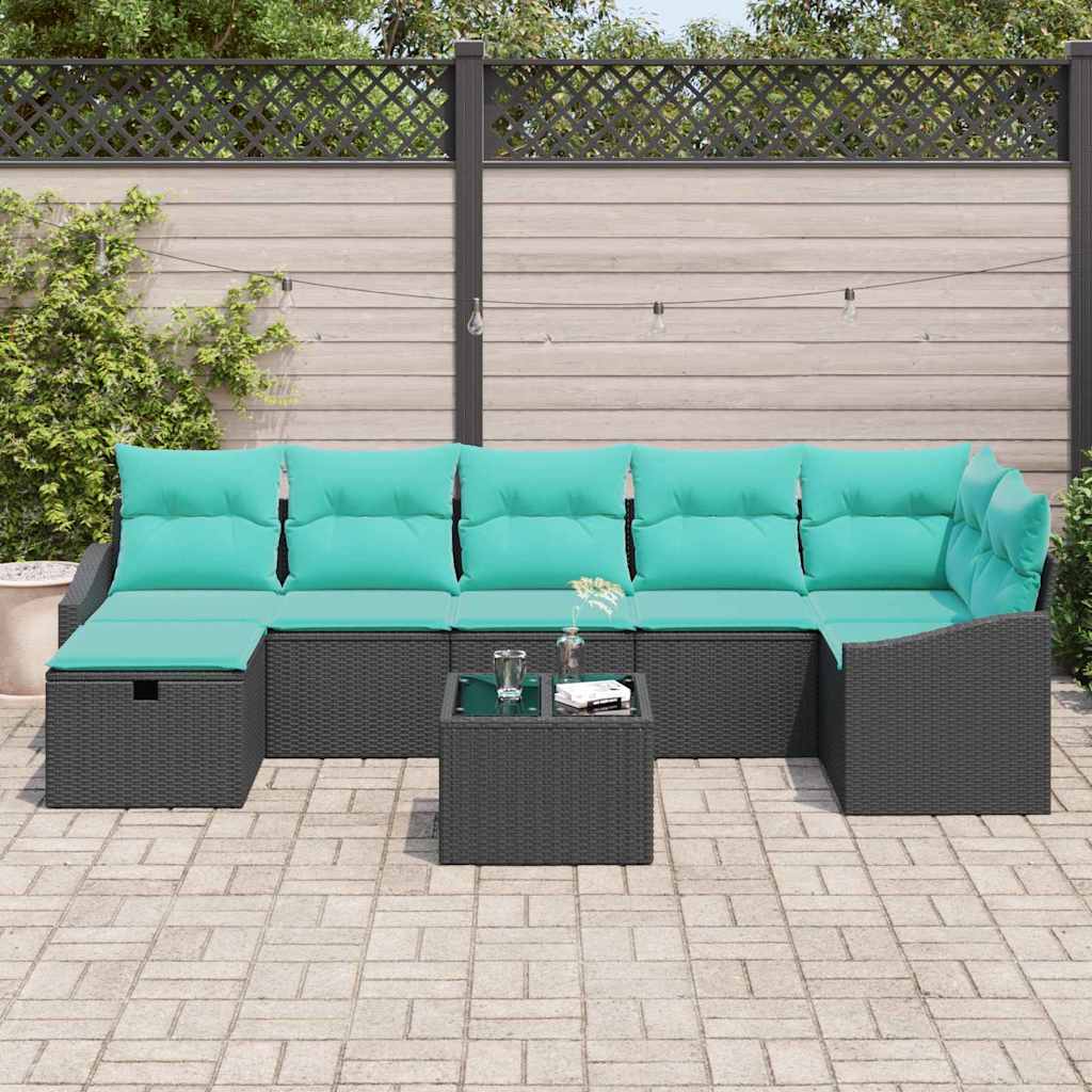 Set sofe s jastukom s pohranom 8 pcs poliratan