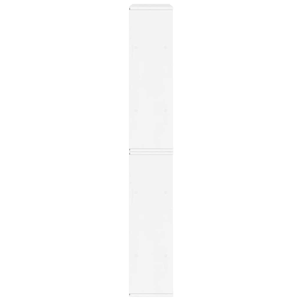 Bočni ormarići 4 kom ODDA bijeli 40x24x79 cm puno drvo bor