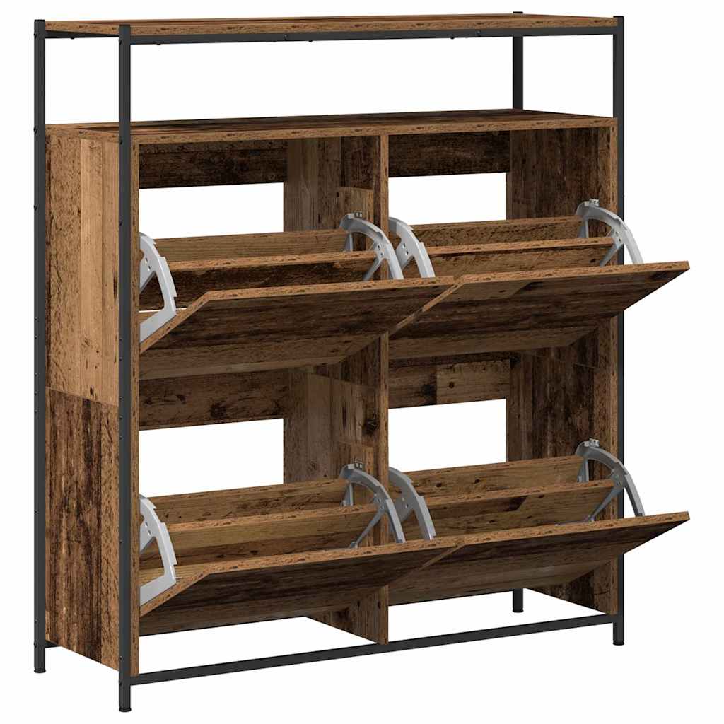 Ormar za cipele Staro drvo 100 x 34 x 112 cm Konstruirano drvo
