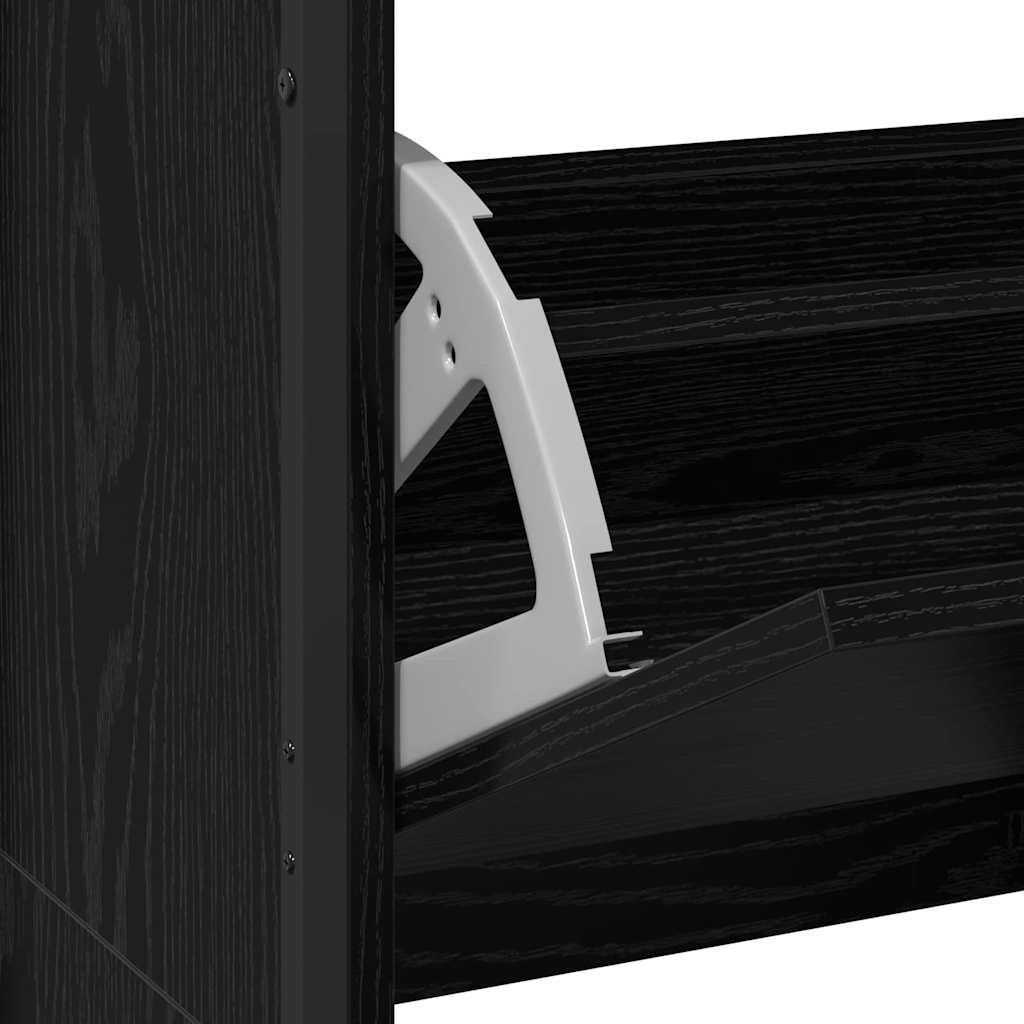 Ormar za cipele Crni hrast 100 x 34 x 112 cm Konstruirano drvo