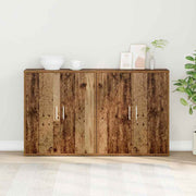 Kreveta 2 pcs Staro drvo 60 x 31 x 70 cm Konstruirano drvo