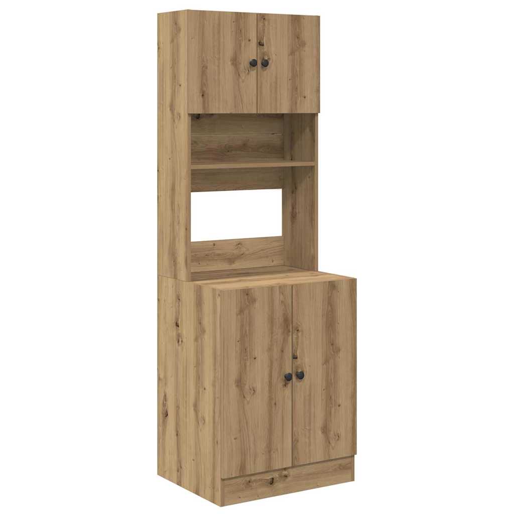 Kuhinjski bufet 2 pcs Umjetnički hrast 60 x 50 x 180 cm