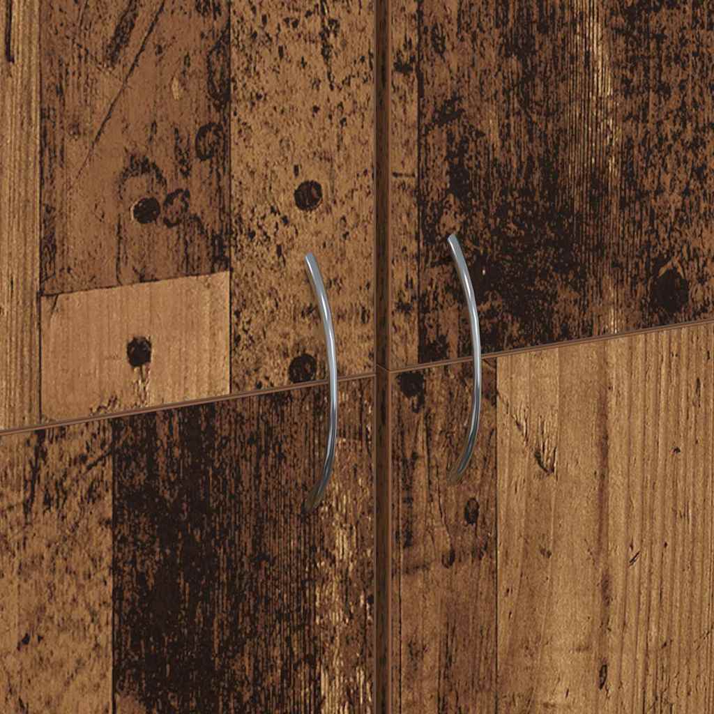 Uredski ormar Staro drvo 60 x 32 x 152,5 cm Konstruirano drvo