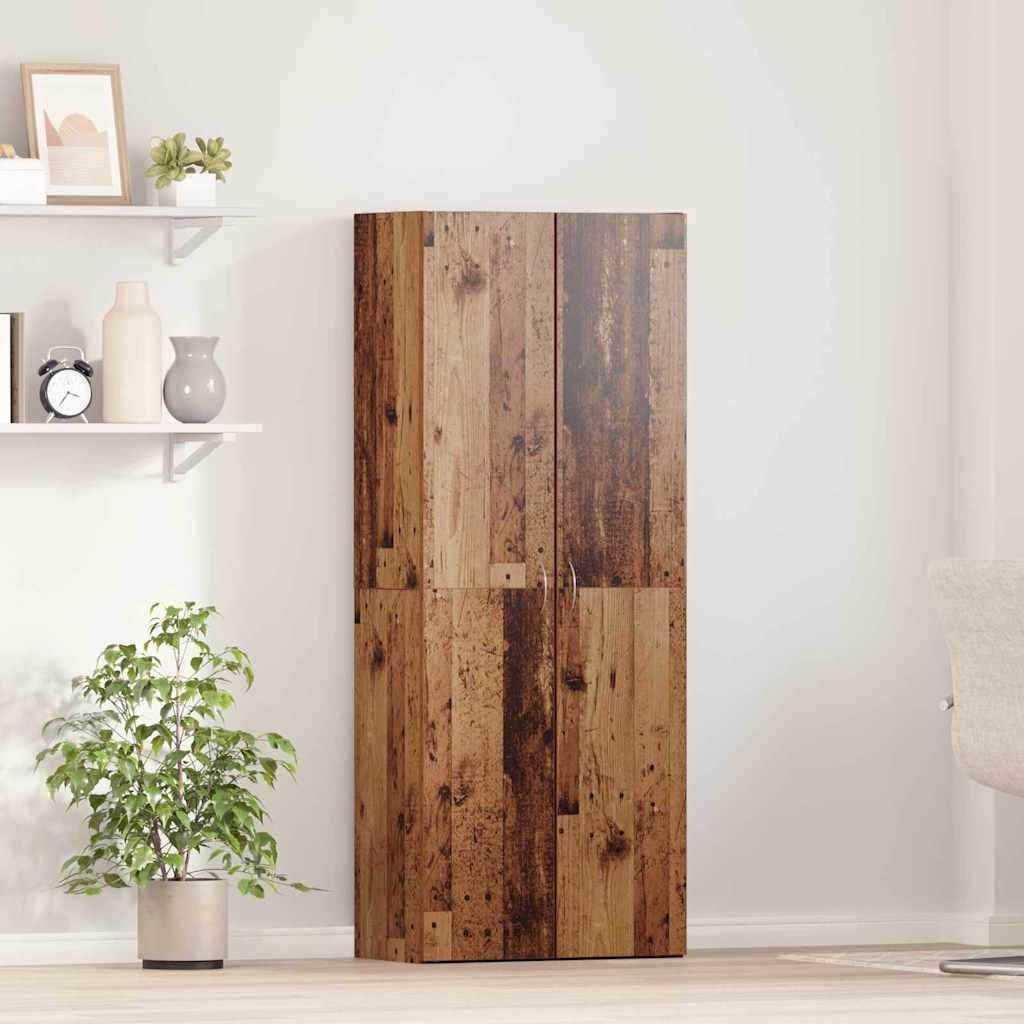Uredski ormar Staro drvo 60 x 32 x 152,5 cm Konstruirano drvo
