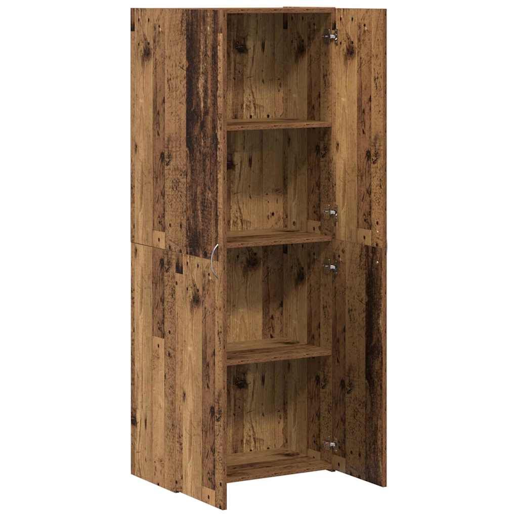 Uredski ormar Staro drvo 60 x 32 x 152,5 cm Konstruirano drvo