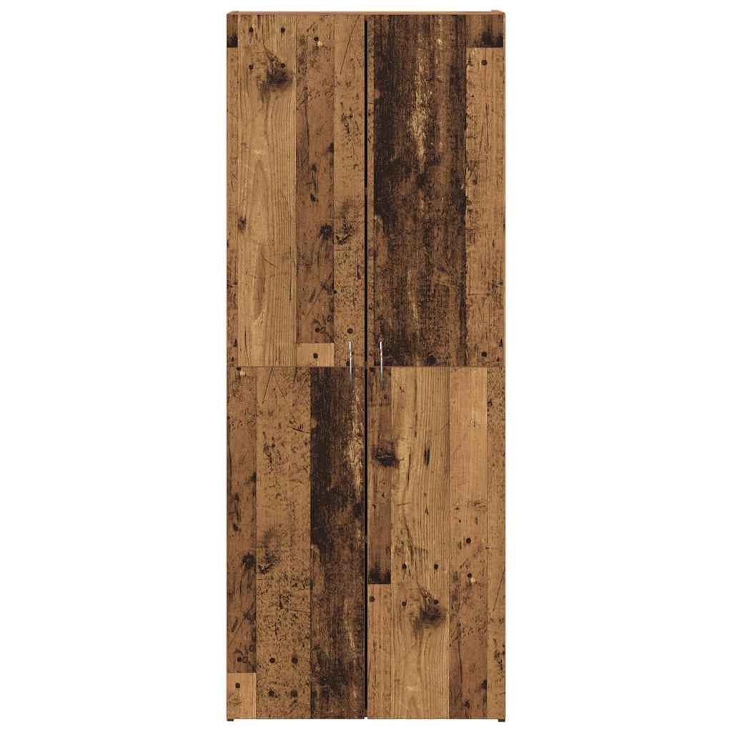 Uredski ormar Staro drvo 60 x 32 x 152,5 cm Konstruirano drvo