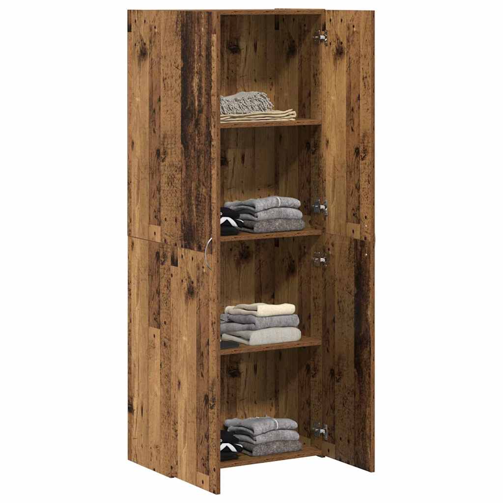 Uredski ormar Staro drvo 60 x 32 x 152,5 cm Konstruirano drvo