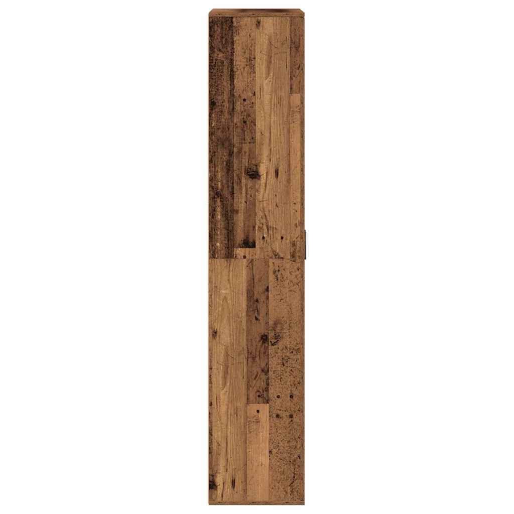Visoki ormarić Staro drvo 80 x 35 x 180 cm Konstruirano drvo