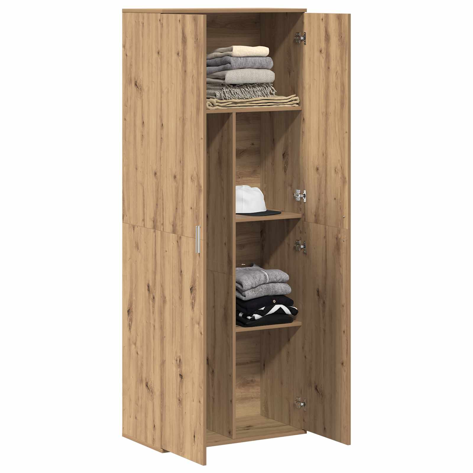 Highboard Umjetnički hrast 70 x 33.5 x 180 cm Konstruirano drvo