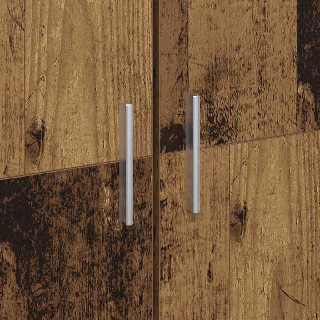 Visoka komoda Staro drvo 60 x 35 x 180 cm Konstruirano drvo