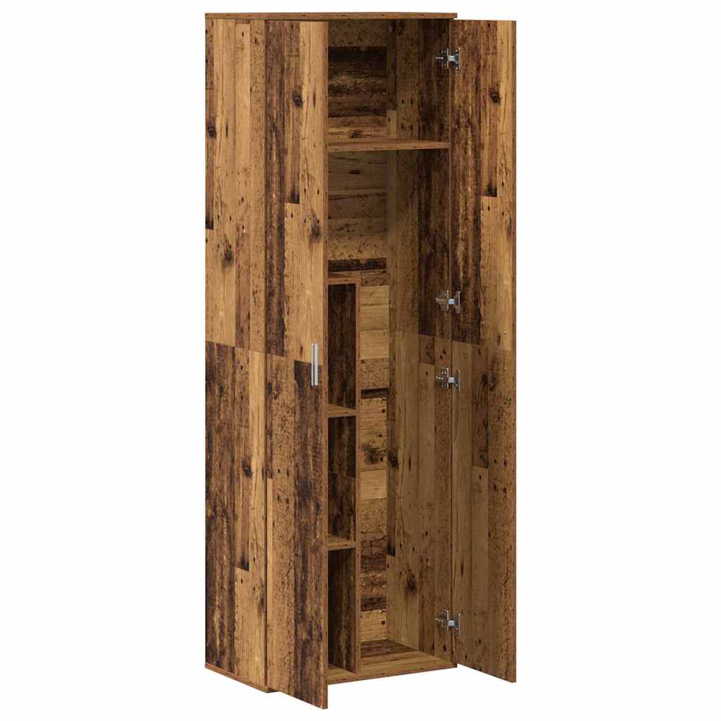 Visoka komoda Staro drvo 60 x 35 x 180 cm Konstruirano drvo