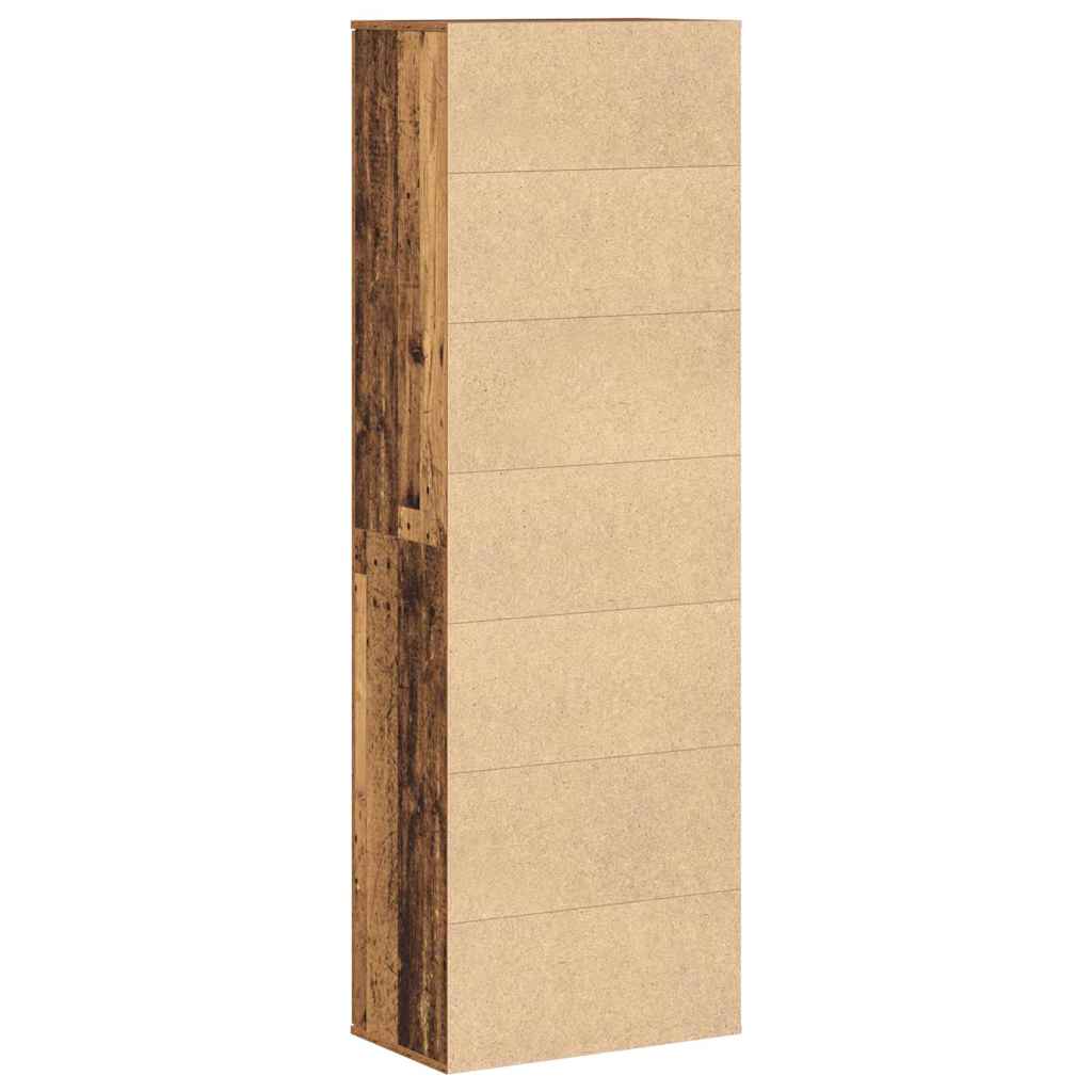 Visoka komoda Staro drvo 60 x 35 x 180 cm Konstruirano drvo