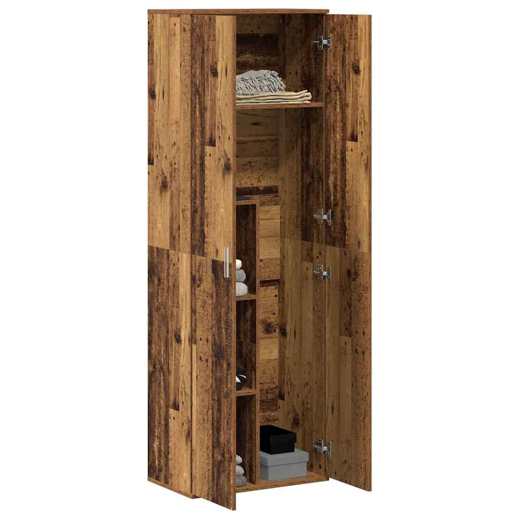 Visoka komoda Staro drvo 60 x 35 x 180 cm Konstruirano drvo