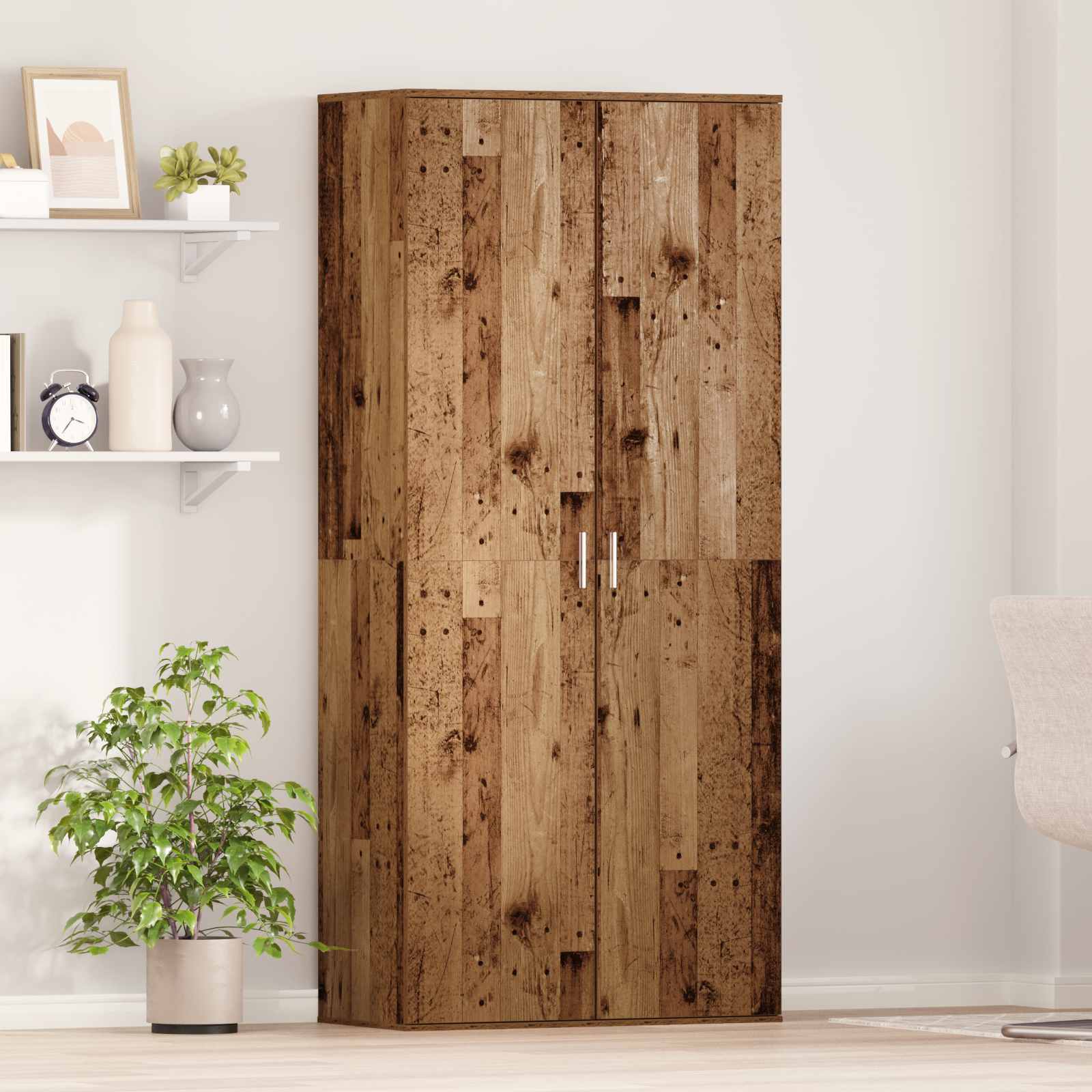 Highboard Staro drvo 80 x 39 x 178 cm Konstruirano drvo