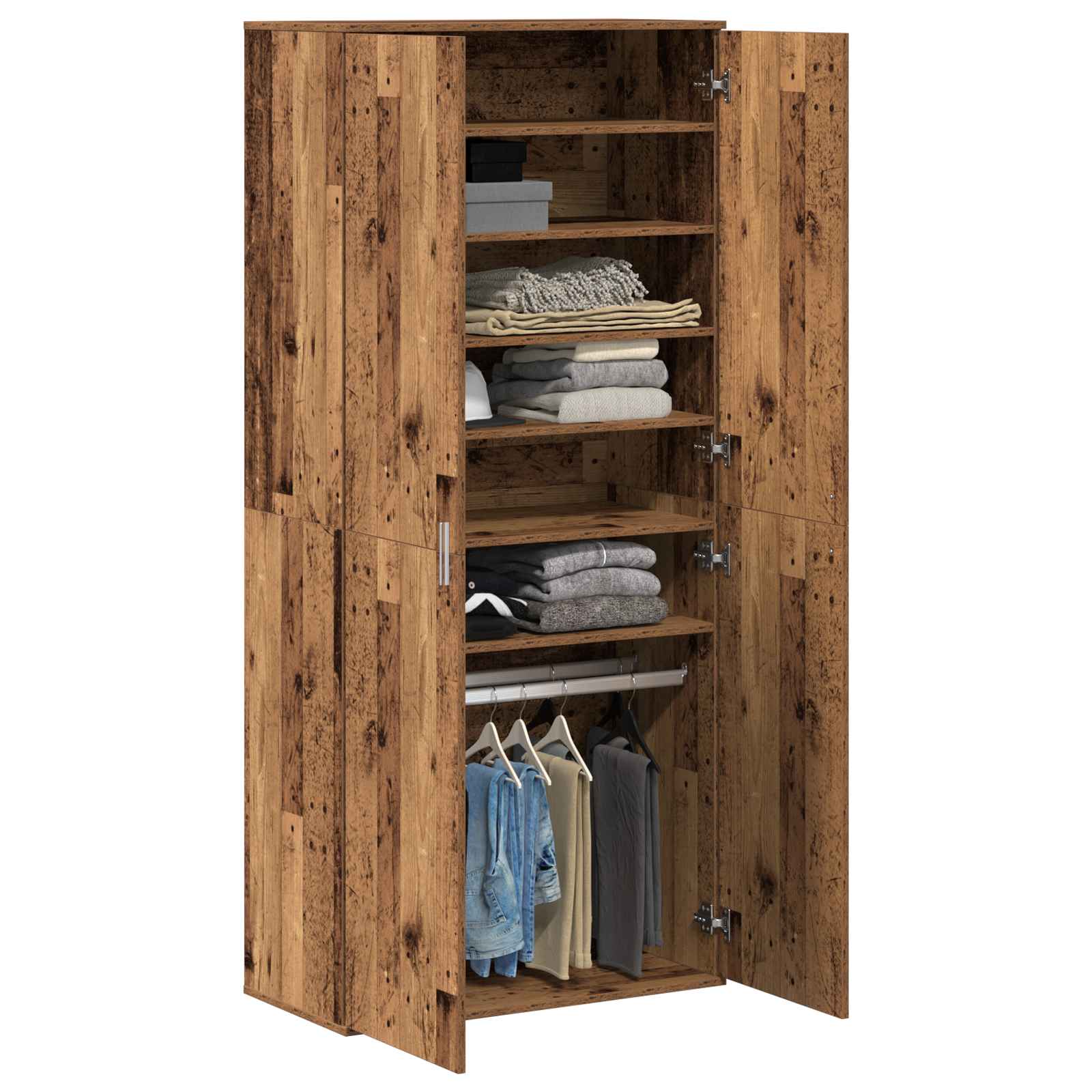 Highboard Staro drvo 80 x 39 x 178 cm Konstruirano drvo