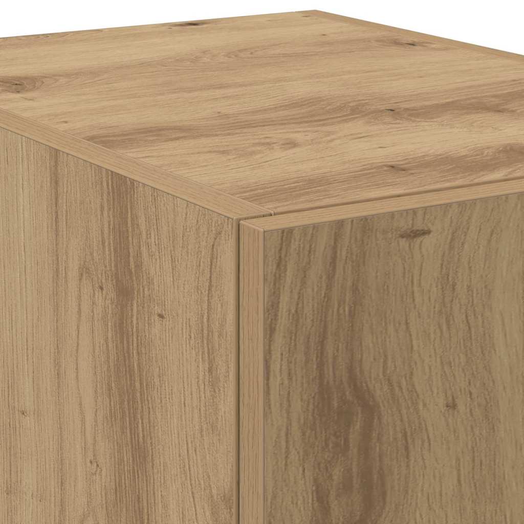 Highboard 2 pcs Umjetnički hrast 30 x 42,5 x 185 cm