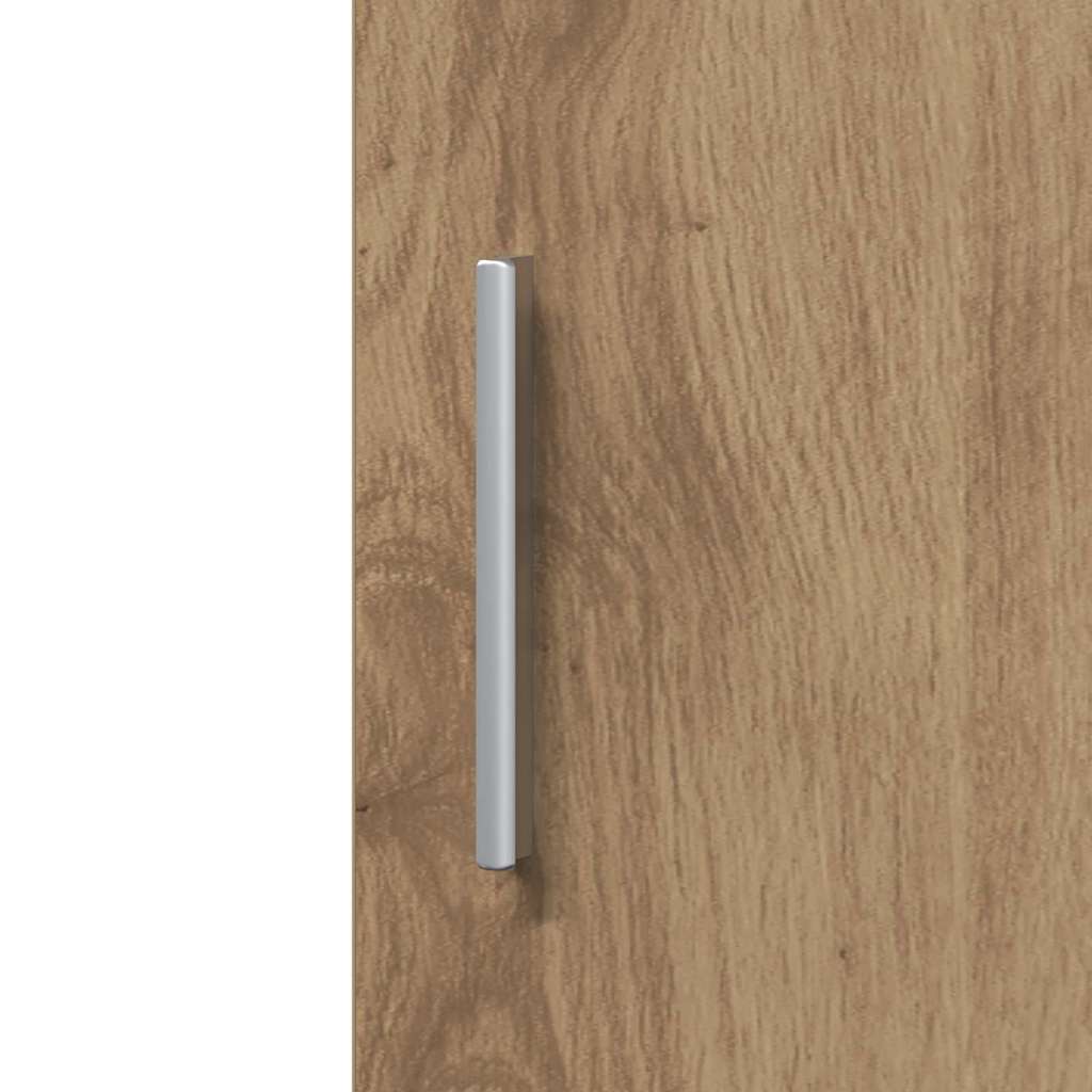 Highboard 2 pcs Umjetnički hrast 30 x 42,5 x 185 cm