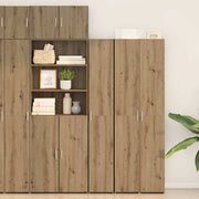 Highboard 2 pcs Umjetnički hrast 30 x 42,5 x 185 cm