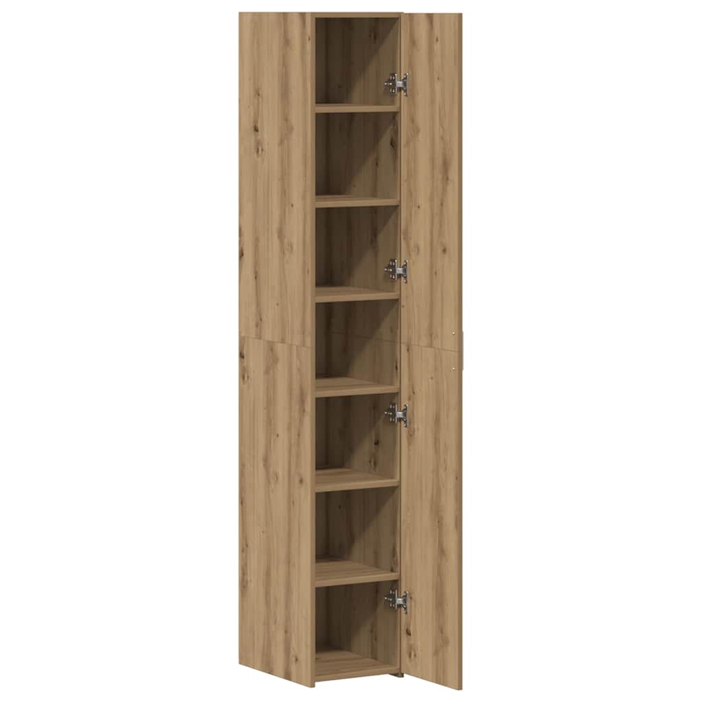 Highboard 2 pcs Umjetnički hrast 30 x 42,5 x 185 cm