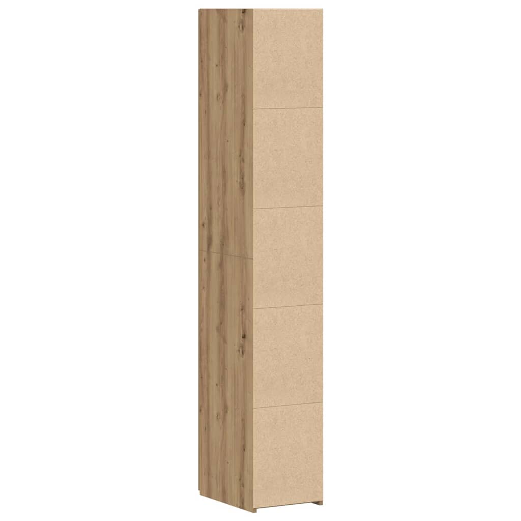 Highboard 2 pcs Umjetnički hrast 30 x 42,5 x 185 cm