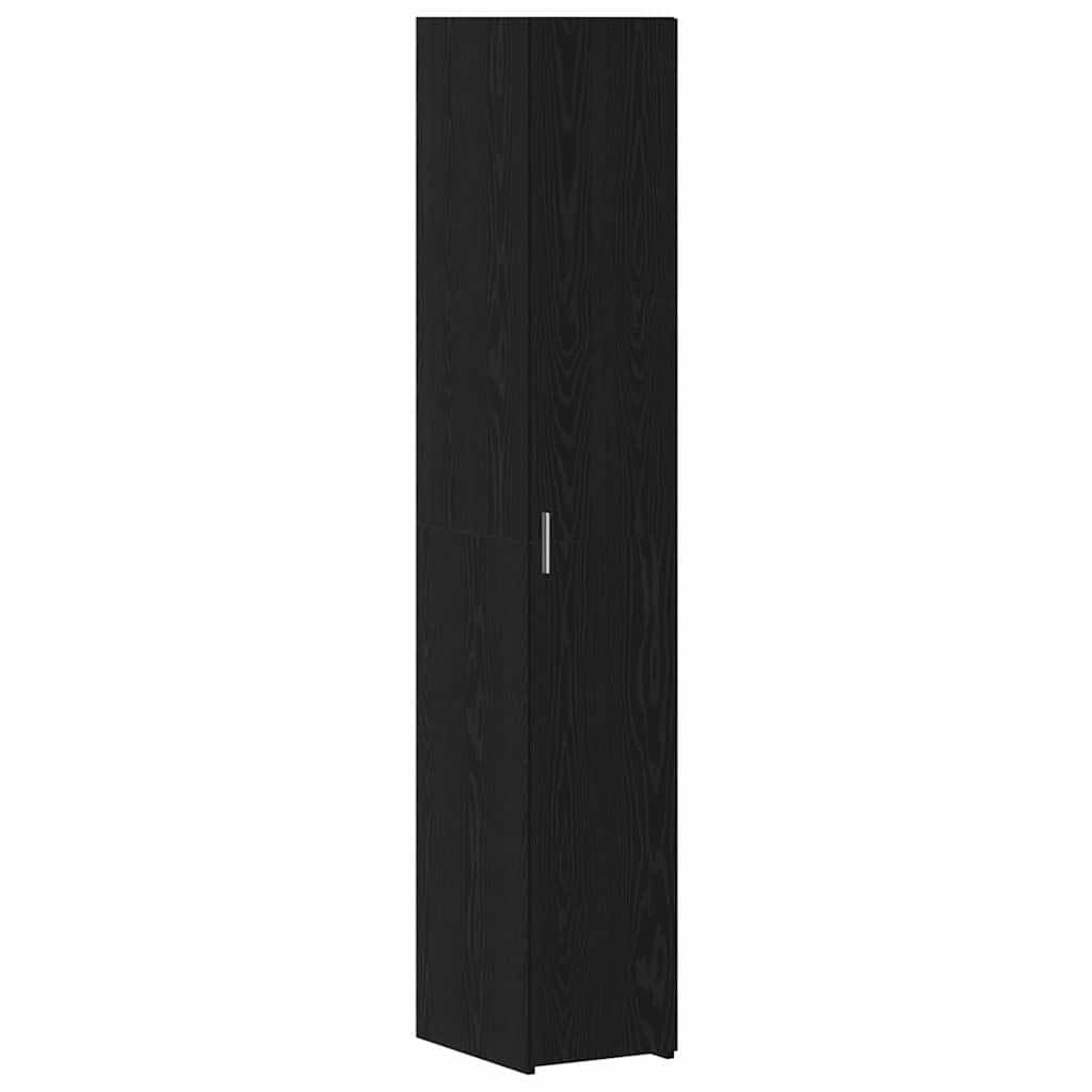 Highboard 2 pcs Crni hrast 30 x 42,5 x 185 cm