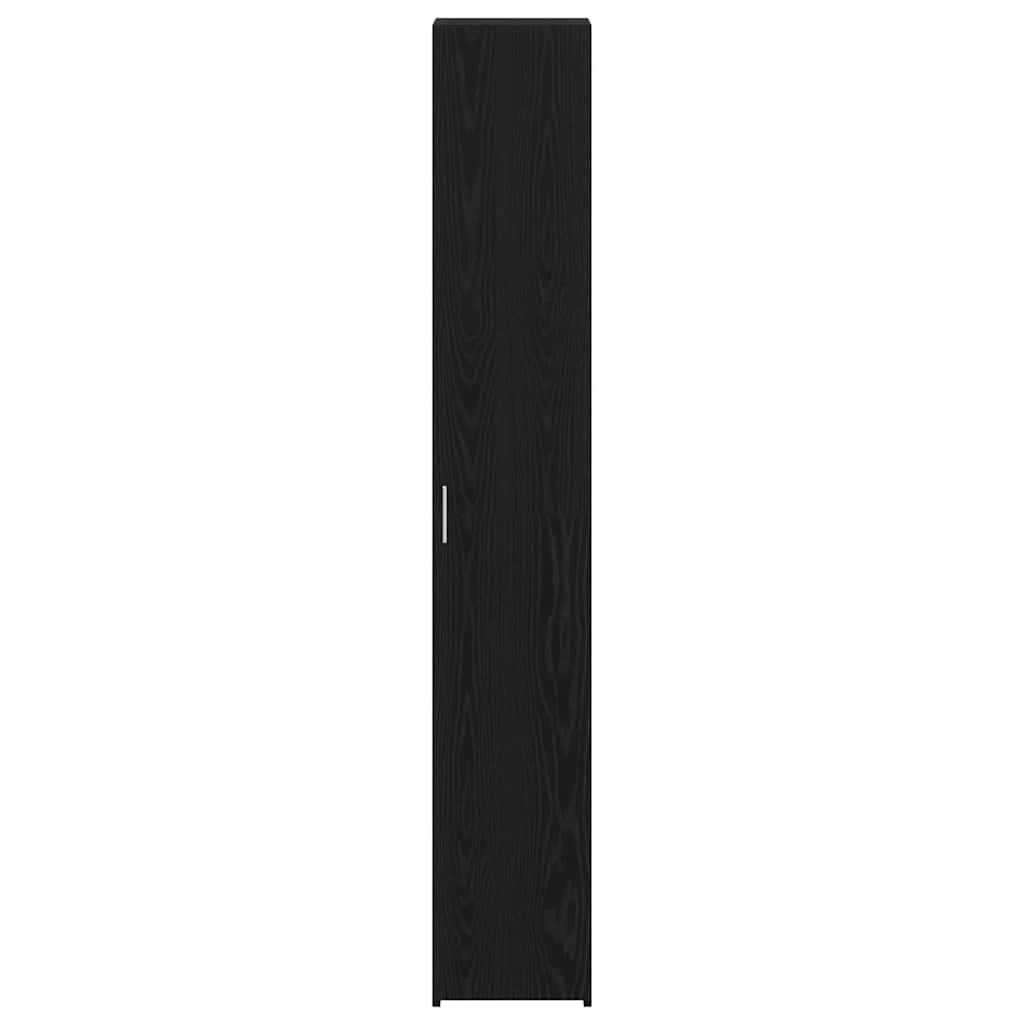 Highboard 2 pcs Crni hrast 30 x 42,5 x 185 cm