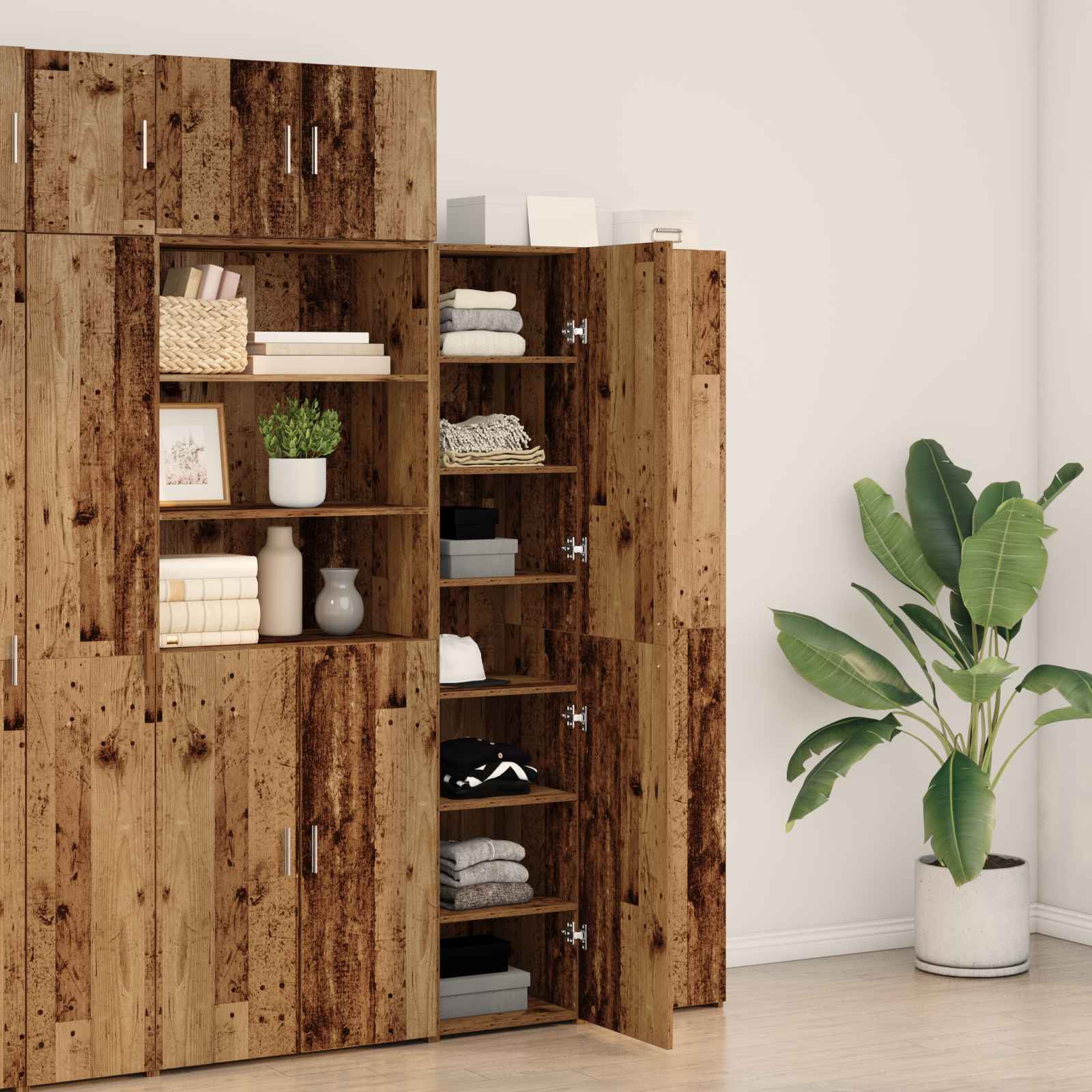 Highboard Staro drvo 40 x 42,5 x 185 cm
