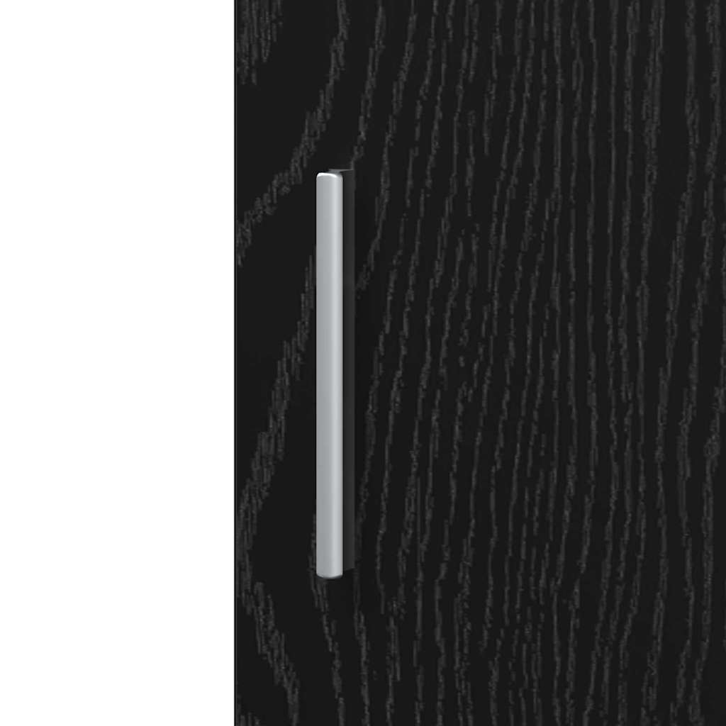 Highboard Crni hrast 40 x 42,5 x 185 cm