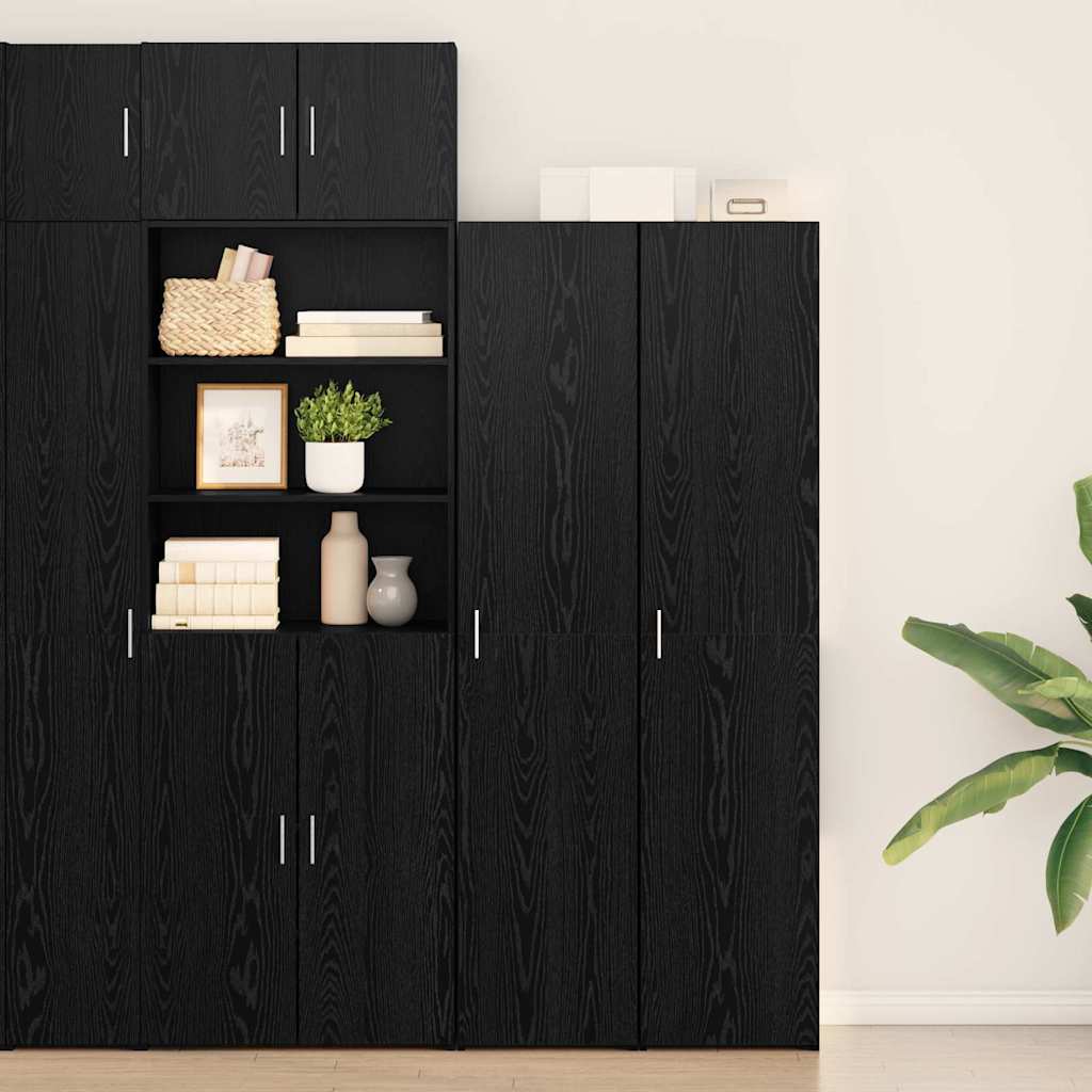 Highboard Crni hrast 40 x 42,5 x 185 cm