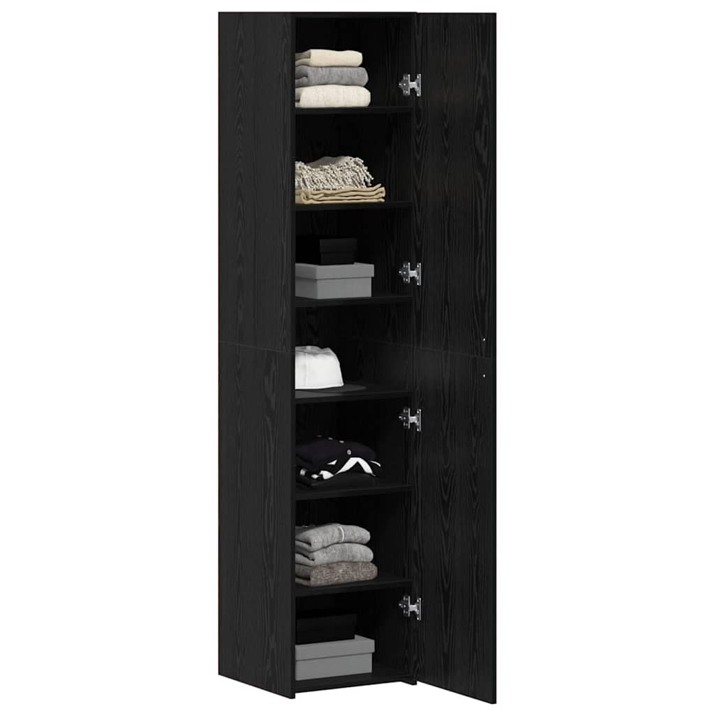 Highboard Crni hrast 40 x 42,5 x 185 cm