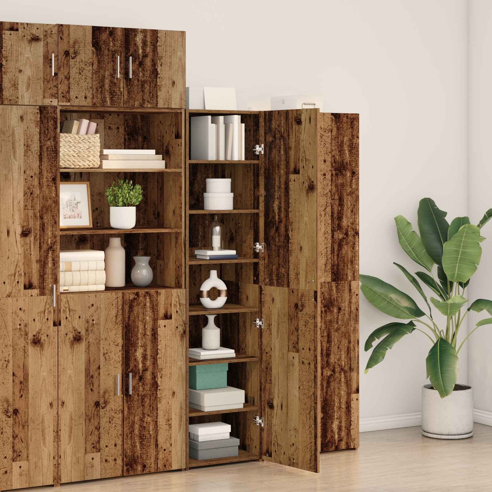 Highboard Staro drvo 45 x 42,5 x 185 cm