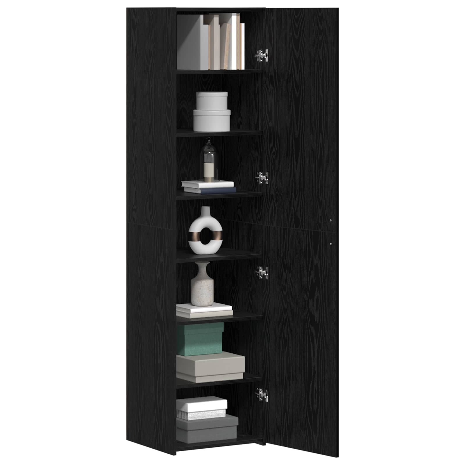 Highboard Crni hrast 45 x 42,5 x 185 cm