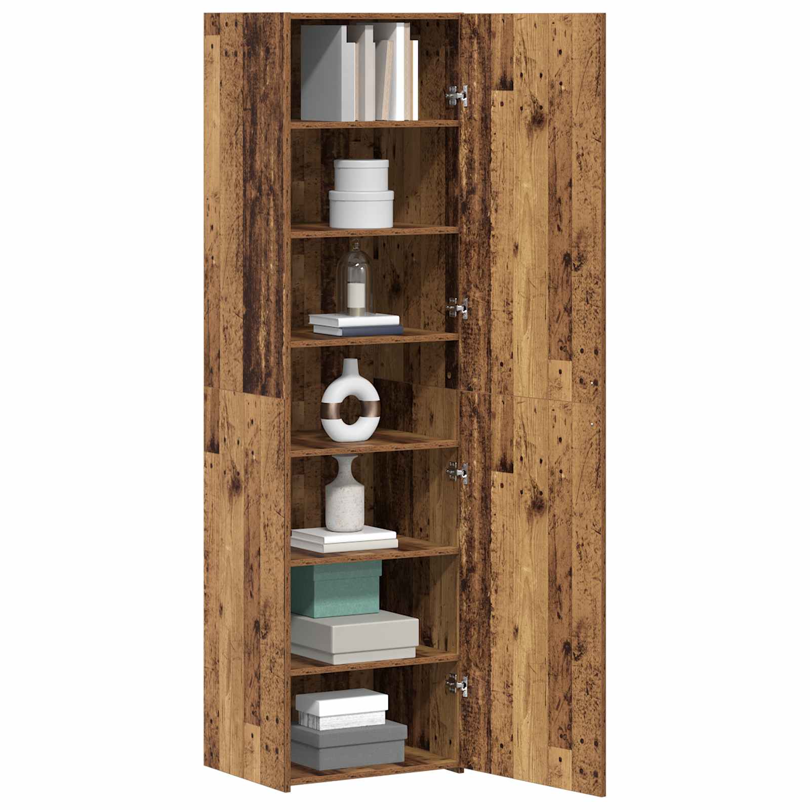 Highboard 2 pcs Staro drvo 50 x 42,5 x 185 cm